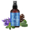 Sette minerali Relaxing Night Magnesium Spray, Potente miscela organica di oli essenziali (Cedarwood, Lavendar, Sweet Marjoram, & Clary Sage) 4 fl oz