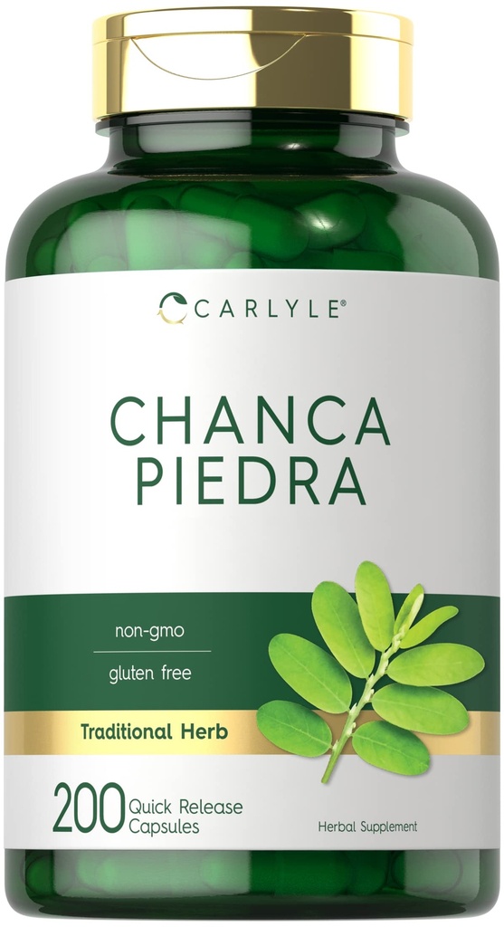 Carlyle Chanca Piedra | 200 Kapseln | Non-GMO und glutenfreie traditionelle Kräuterformel