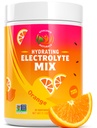 Elektrolyt-Pulver – Zero Sugar Orange Hydration Mix | 90 Servierungen | Keto, Vegan, Gluten-Free | Natürliche Elektrolyte für Muskel-Recovery, Energy & Cramp Support | für Frauen, Läufer, Sportler
