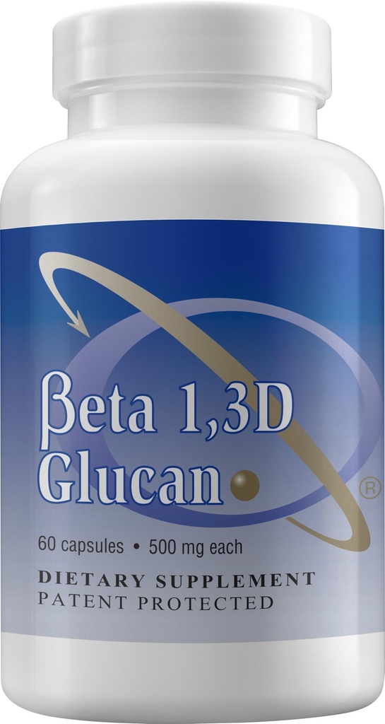 Transfer Point Immun Support Supplement Hochgereinigte Beta Glucan 500 mg pro Kapsel (Pack mit 1 - b-Glucan Fiber)