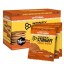Miel Stinger Bio Gluten Sans Guelfle Salé Caramel, Energy Stroopwafel pour l'exercice, l'endurance et la performance, Nutrition sportive pour la maison et le gym, Pré et post entraînement, Boîte de 16 gaufres, 16.96 Oz
