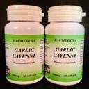 Ail Cayenne, Fabriqué aux États-Unis - 120 (2x60) softgels