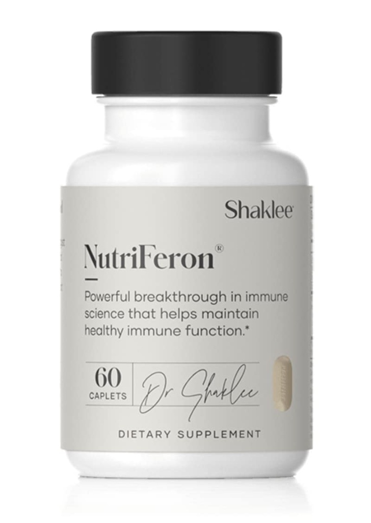 Shaklee - NutriFeron® Immun-Boosting Botanical Blend - Entwickelt von renommiertem Immunologe - Fördert gesunde Immunfunktion mit Interferon-Boosting Ingredients - Enthält Zink - 60 Caplets