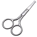 Petits ciseaux avec la conception de pointe ronde - Coiffage professionnel pour les cheveux, cils, nez, étourdissement des sourcils, moustache - ne fera pas de mal à la cavité nasale