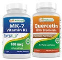 Best Naturals MK-7 100 mcg & Quercetin mit Bromelain
