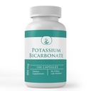 Ingrédients originaux purs Bicarbonate de potassium, (100 gélules) Toujours pur, sans additifs ou charges, laboratoire vérifié