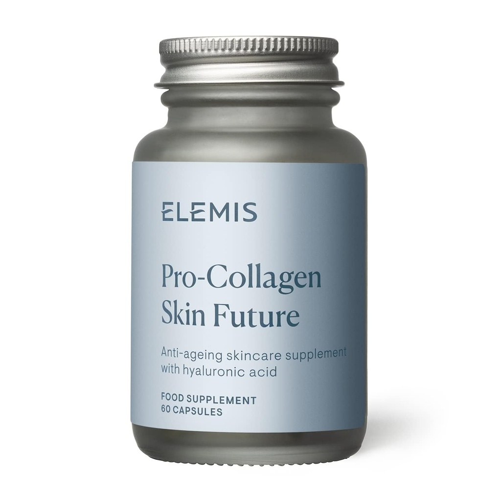 ELEMIS Pro-Collagen Skin Future Supplements, Daily Ingestible Riduce il look di linee sottili & rughe, supporta l'idratazione & elasticità, 60 capsule