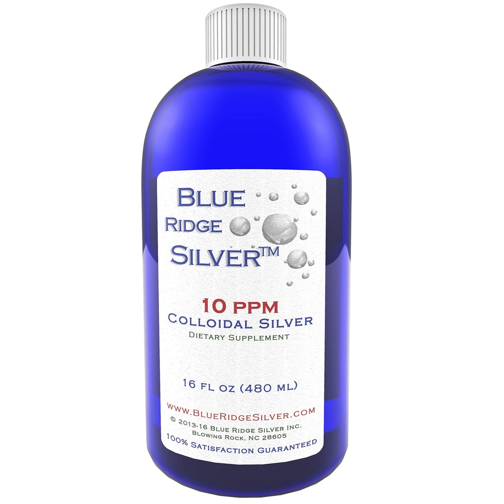 10 ppm 16 oz Colloidal Silver Natural Immune Support Health Supplemento