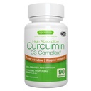 Igennus Advanced Curcumin C3 Complex, 300% Grande absorption et prise rapide, 95% extrait normalisé, 90 portions, étiquette propre, supplément végétalien, 1 jour, 90 capsules