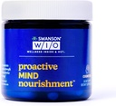 Cigno WIOTM Proattivo Mente NourishmentTM Erbe, Salute del cervello, Memoria migliore, NeuroFactor® + Sharp-PS®, Vitamine B, Senza glutine, Vegan, Benessere mentale, 30 capsule vegetali (30-Day Supply)