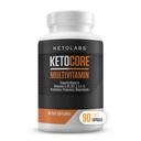 Ketocore Keto Vitamine | Keto Multivitamin für Männer & Frauen | Keto Ergänzungen & Carnivore Nahrungsergänzungsmittel, Keto Friendly Multivitamin | No Keto Flu | Reich an Magnesium & Kalium | 90 Kapseln