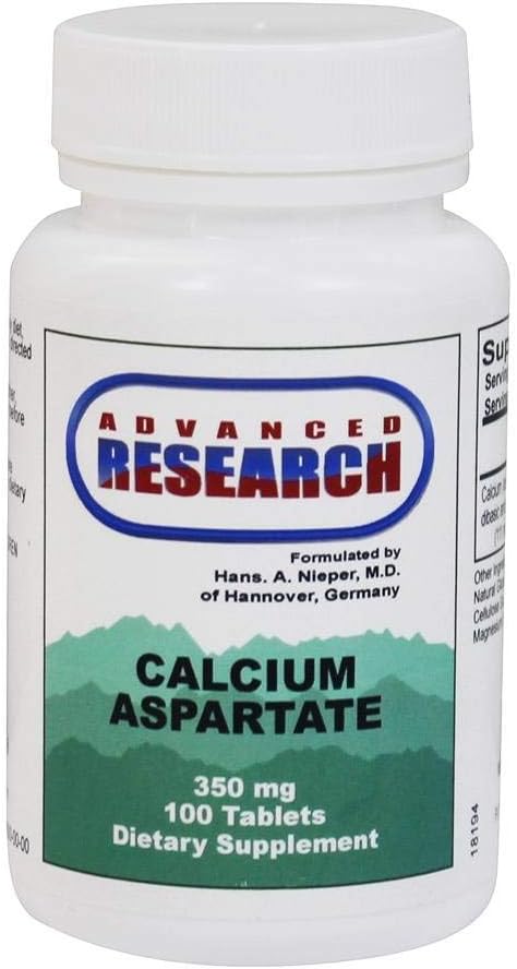 NSC Dr. Hans Nieper Calcium Aspartate Compresse, 350 Mg, 100 Conte
