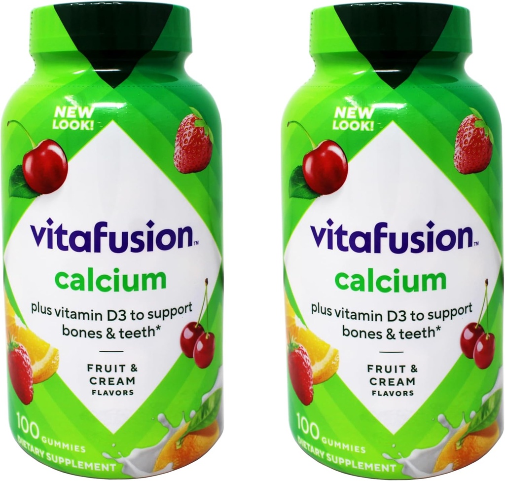 Vitafusion Calcium + D3 Gummies (200 Nombre)