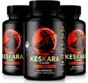 (3 Pack) Keskara Pillole per gli uomini, Keskara Capsules, Keskara Male Supplement, Premium Performance Support, Formula naturale per la crescita muscolare e la salute generale, Recensioni ufficiali (180 capsule)