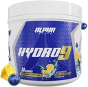 Alpha Supps Hydro 9 Aminos | EAA + Hydration Formel | Essential Amino Acids EAAs Pulver mit BCAAs & Elektrolyten 30 Servieren - Blueberry Lemonade