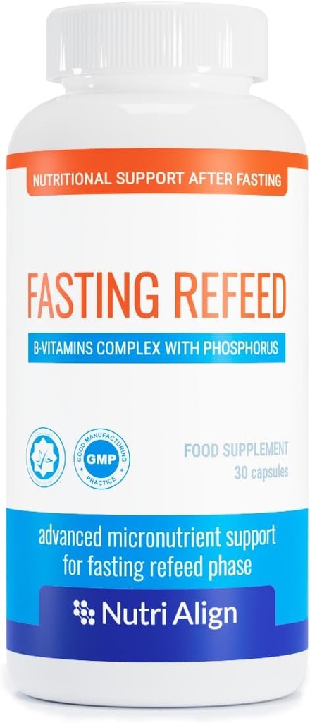 Nutri-Align Fasten Refeed Multivitamin | 30 Fasten Multi Vitamin Kapseln | Multivitamin für Männer & Frauen | Vitamin B Complex, Phosphor & Vitamin D & C Fasting Multivitamins | Glutenfrei