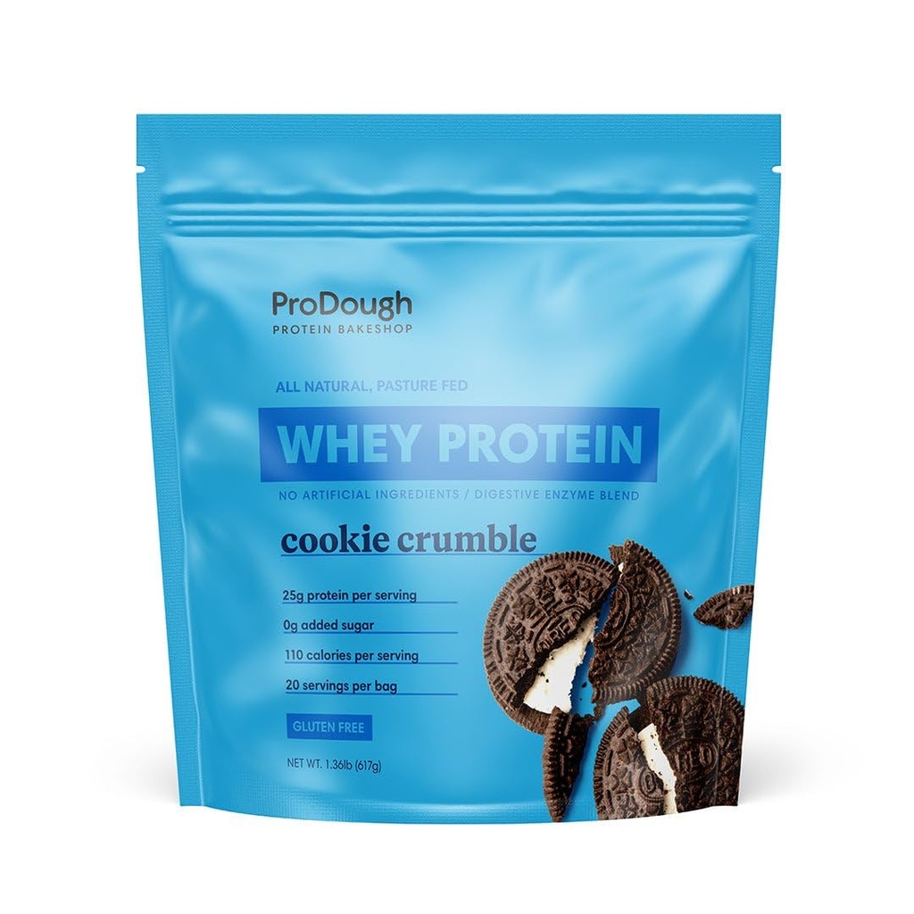 Polvere di proteina idrolizzata del siero dell'isolato del siero del gourmet di prova per la miscela di Shake- Semplice miscela di enzime di digerente, 25g proteine per porzione, ingredienti naturali, senza glutine, amichevole del Keto (cookie Crumble)