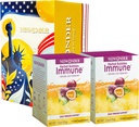 Immune Booster Fizzy Bevande Mix Erboristeria Integratore Erboristologico realizzato con Astragalus, Ginger, Jujube, Atractylodes, Frutta della Passione, No Artificial, 10packs (2 scatole)