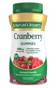 Gommies de canneberges de la nature, soutien du piège urinaire, 500 mg, goût de canneberge, 150 Ct