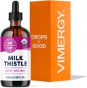 Vimergy Milk Thistle – Unterstützt Liver Function* – Fördert gesunde Verdauung* – USDA Certified Organic, Vegan, Glutenfrei – 115 mL (57 Servietten)