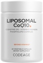Codeage Liposomal CoQ10 Supplement - 125 mg Coenzym Q10 mit Vitamin E Isomers Tocopherols - 2-Monats-Versorgung - 1 Kapsel pro Servierung - Liposomale Lieferung - Vegan, Non-GMO, Gluten-Free - 60 Kapseln