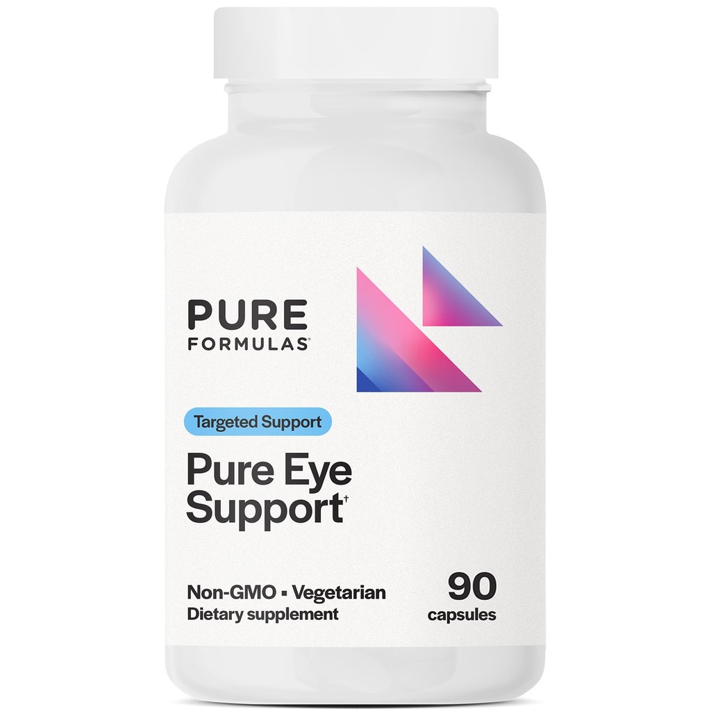 PureFormulas Pure Eye Support | Lutein und Zeaxanthin Supplement - 90 Vegetarische Kapseln