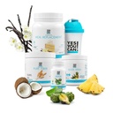 Sì è possibile! Kit Detox Plus, Sostituzione della farina di fibra pura giornaliera, Miscela di bevanda, Booster di Shake e Supplemento, Kit per la pulizia del corpo per le donne, Pulizia giornaliera del sistema - Vanilla, Ananas di Aloe Vera
