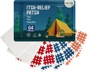 Bug Bite Itch Relief Patch per bambini (64 Count),Esssenziali di viaggio per bambini,Ingredienti naturali