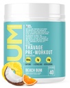 RAW Pre Workout Powder, Thavage (Beach Bum) - Chris Bumstead Sports Nutrition Supplement for Men & Women - Cbum Pre Workout for Working Out, Hydration, Mental Focus & Energy - 40 Portionen