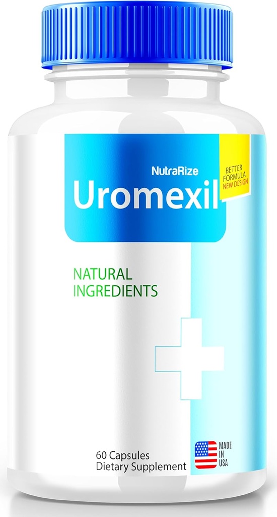 NutraRize Uromexil Capsules, Formule Premium pour le soutien de la chaleur de la prostate, Supplément tout naturel pour le contrôle et la santé globale, Uromexil Forte Reviews (60 capsules)