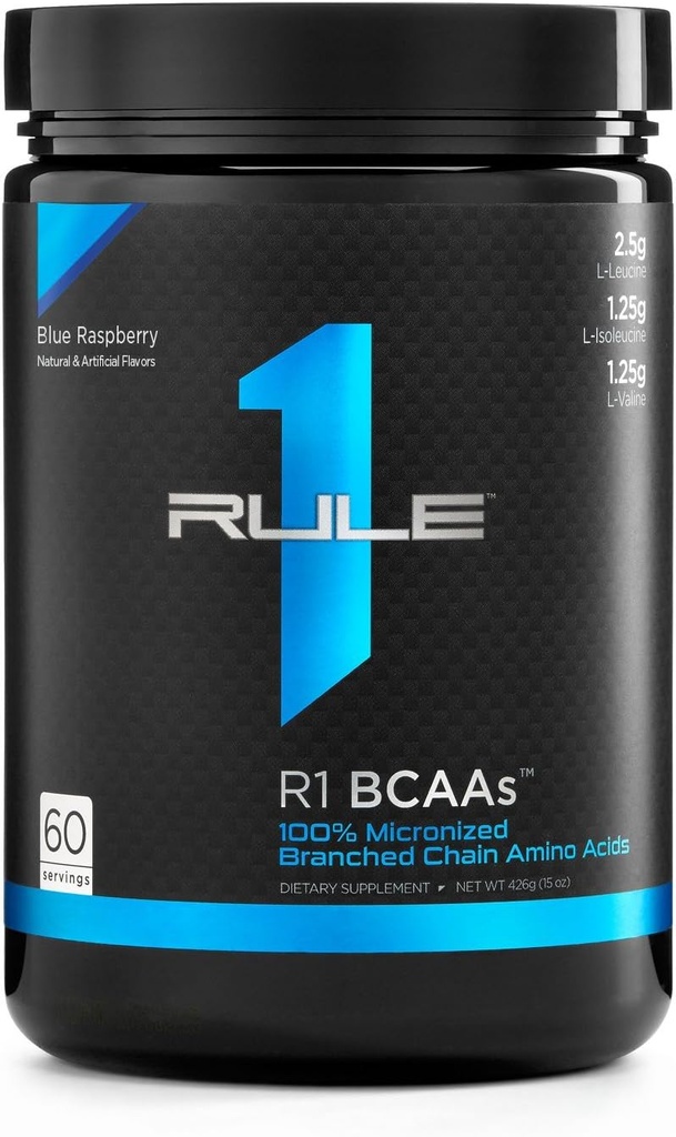 R1 Bcaa 60 Serv Blue Raspberry, 432 Gramm
