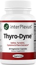 InterPlexus Thyro-Dyne - Iodine, Tyrosin & Pflanzenextrakte für Schilddrüsenunterstützung- Glutenfrei, Molkefrei, Sojafrei - 60 Kapseln (30 Portionen)