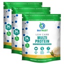BioTrust Low Carb Protein Powder – Naturale e Delicious Whey & Casein Blend da Grass-Fed Ormone Free Cows – Non OGM, Soy Free, Gluten Free, Ormone Free (Vanilla, 3-Pack)
