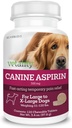 Vetality Canine Aspirin für Hunde | Fast Pain Relief | Large to X-Large Dogs | Liver Flavor | 120 Chewable Tablets