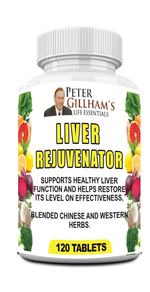 Liver Rejuvenator 120 Tabletten, 40 Servierungen Alle natürlichen nicht-GMO Kräutermischung 780 mg Liver Cleanse, Liver Support Made in The USA Peter Gillham’s Life Essentials