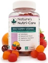 Nature Nutri-Care Gummy Vitamines - Multivitamines pour femmes, hommes Multivitamines, Vitamines à croquer pour adultes, femmes et hommes Multi Suppléments, Gummy Végétarien Naturel, Fabriqué aux États-Unis