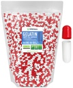 XPRS Nutra Size 0 Empty Capsules - 5000 Count Empty Gelatin Capsules - Pills DIY Capsule Filling - Pure Bovine Pill Gel Caps for Do-It-Yourself Supplements (Red/White)