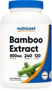 Estratto di Bambù di Nutricost, 400 mg, 240 capsule - Vegan, senza glutine e non OGM - 120 porzioni con 800 mg