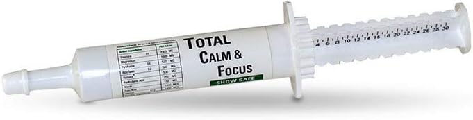 Ramard Total Calm und Fokus für Pferde-Ergänzung - Magnesium & Calming Formel für Pferde Show, Training, & Performance Mental Alertness ohne Schläfrigkeit, Show Safe, Pferde perfekt Prep 1oz Syringe