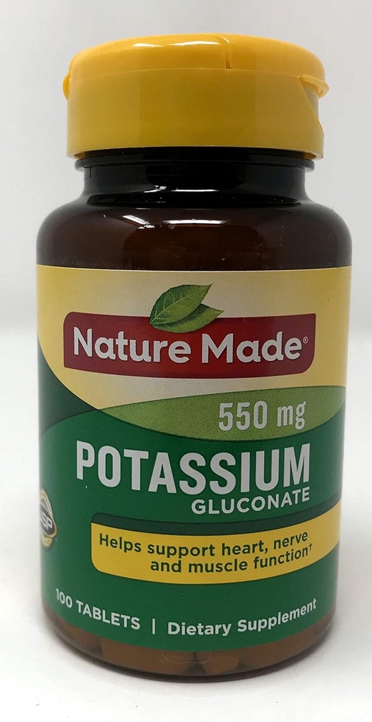 Nature Made Kalium Gluconate 550mg Pack von 2