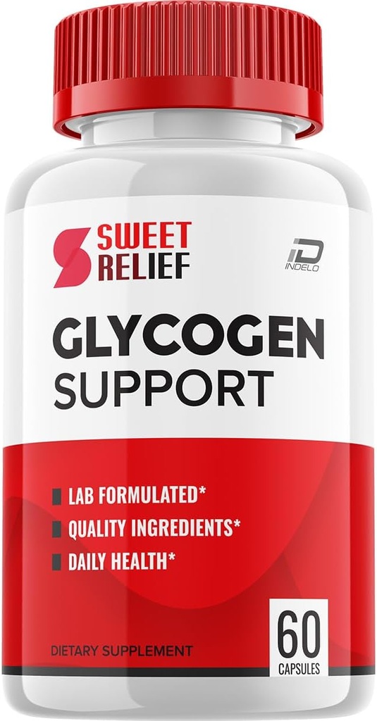 Sweet Relief Glycogen Support Capsules - SweetRelief Optimizer Advanced Formula, Sweet Relief Supplement, SweetRelief Booster Recensioni,Glycogen Supplement (1 pacchetto - 60 capsule)