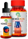 HEMOKIN Kapseln & SPF HEMOKIN Tropfen mit Sangre de Drago | Hämorrhoid, Fissure & Wound Relief | Reduziert Juckreiz, Schwellung, Schmerz | Verdauungs- und Heilungsunterstützung | 60 Caps + 2 Oz