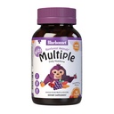 Bluebonnet Nutrition Rainforest Animalz Whole Food Based Tablets multiple masticabili, Kids Multivitamin & Mineral, Vitamina C, D3, Iron, Gluten Free, Milk Free, Kosher, 90 Chewable Tablets, Mixed Flavors