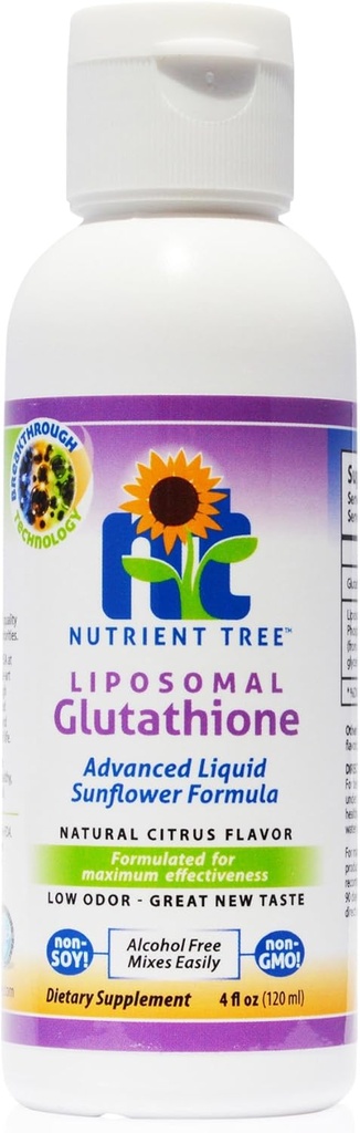 Liposomale Glutathione | Neue Formulierung | Non-Soy Non-GMO | Made in USA
