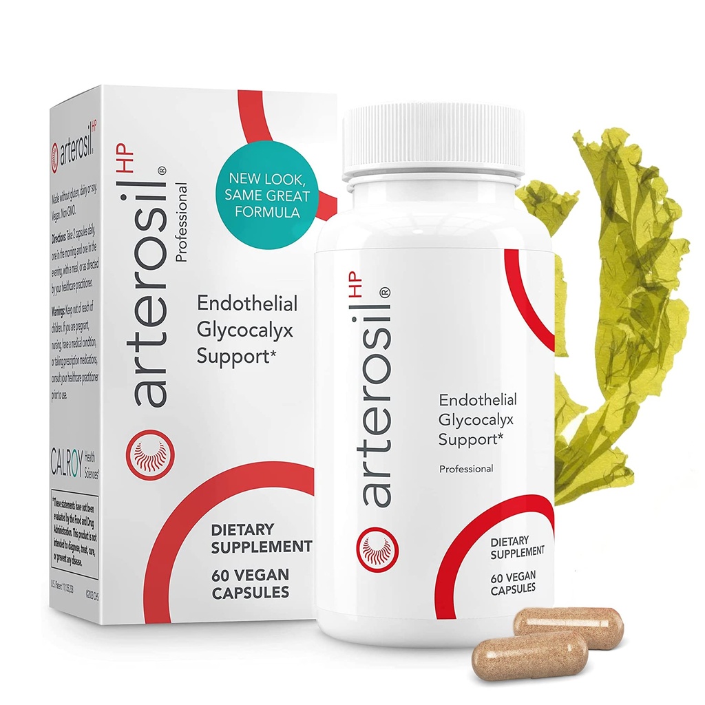 Arterosil HP Professional - Endothelial Glycocalyx Support - Herzgesundheitsunterstützung - Artery Health Support - Zirculationsunterstützung – MonitumRS® Rhamnan Sulfate - Monostroma Nitidum