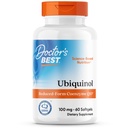 Arzt's Best Kaneka Ubiquinol 100 mg Beilage für Männer und Frauen - Reduzierte Form CoQ10, Coenzym Q10 100mg für Antioxidantien und Herzgesundheitsunterstützung, Non GMO, Glutenfrei, Sojafrei - 60 Softgels