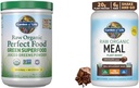Giardino della vita Super Greens polvere Smoothie & Mix, Probiotics & Digestive Enzymes & Raw Organic Meal Sostituzione Shakes - Cioccolato vegetale Vegan Protein Powder