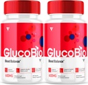 (2 Pack) GlucoBio Health Capsule Gluco Bio Pills, Gluco Bio Vitamina Naturale Globale Salute e benessere Glycogen Support Supplemento, BioGluco Capsules (120 capsule)