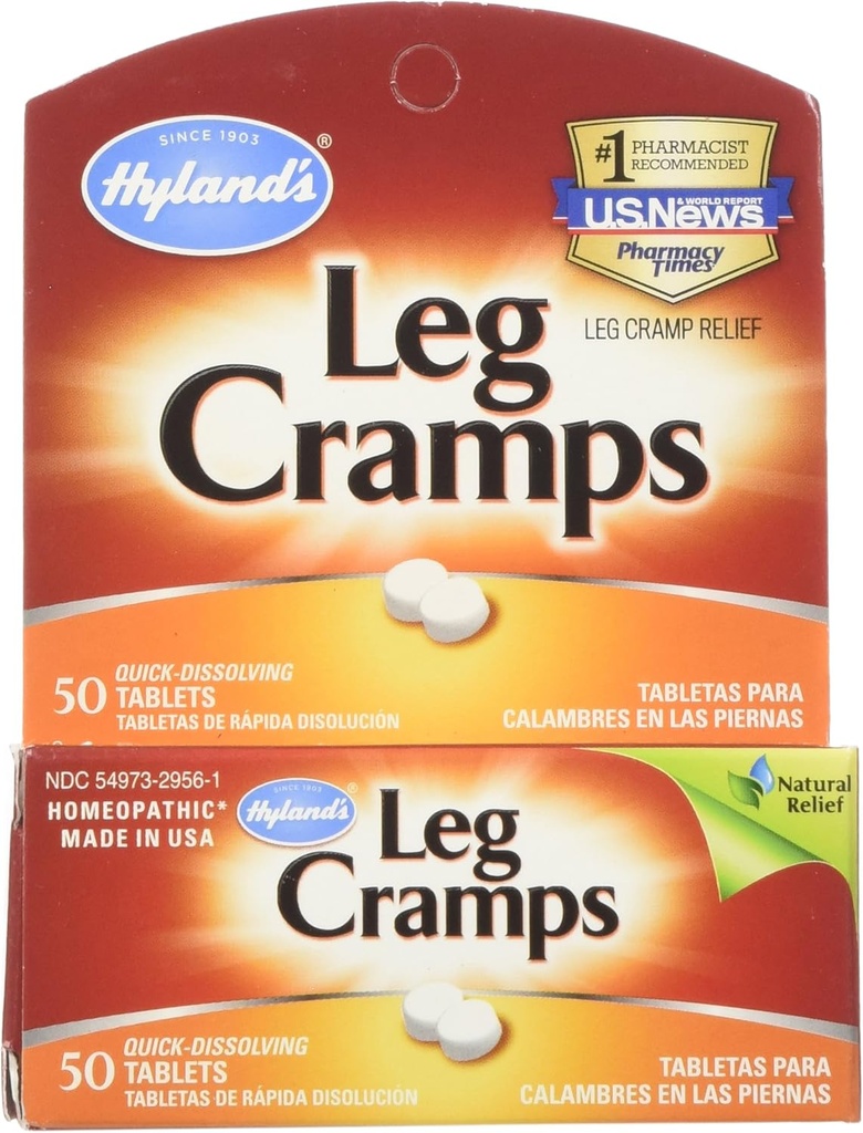Crampes à jambes Hyland - 50 comprimés à dissolution rapide