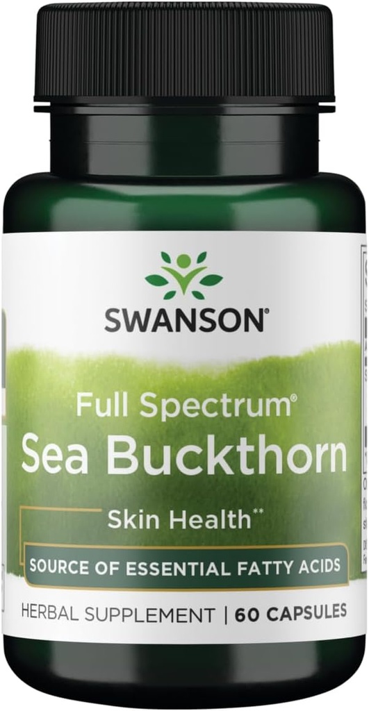 Swanson Full Spectrum Sea Buckthorn 400 Milligramme 60 Kapseln